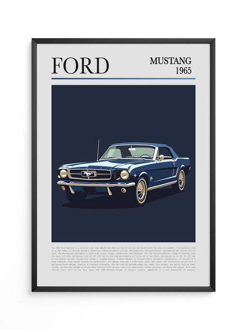 Ford Mustang 1965 Retroblau