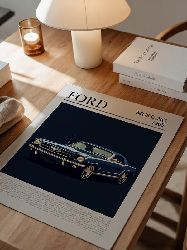 Ford Mustang 1965 Retroblau