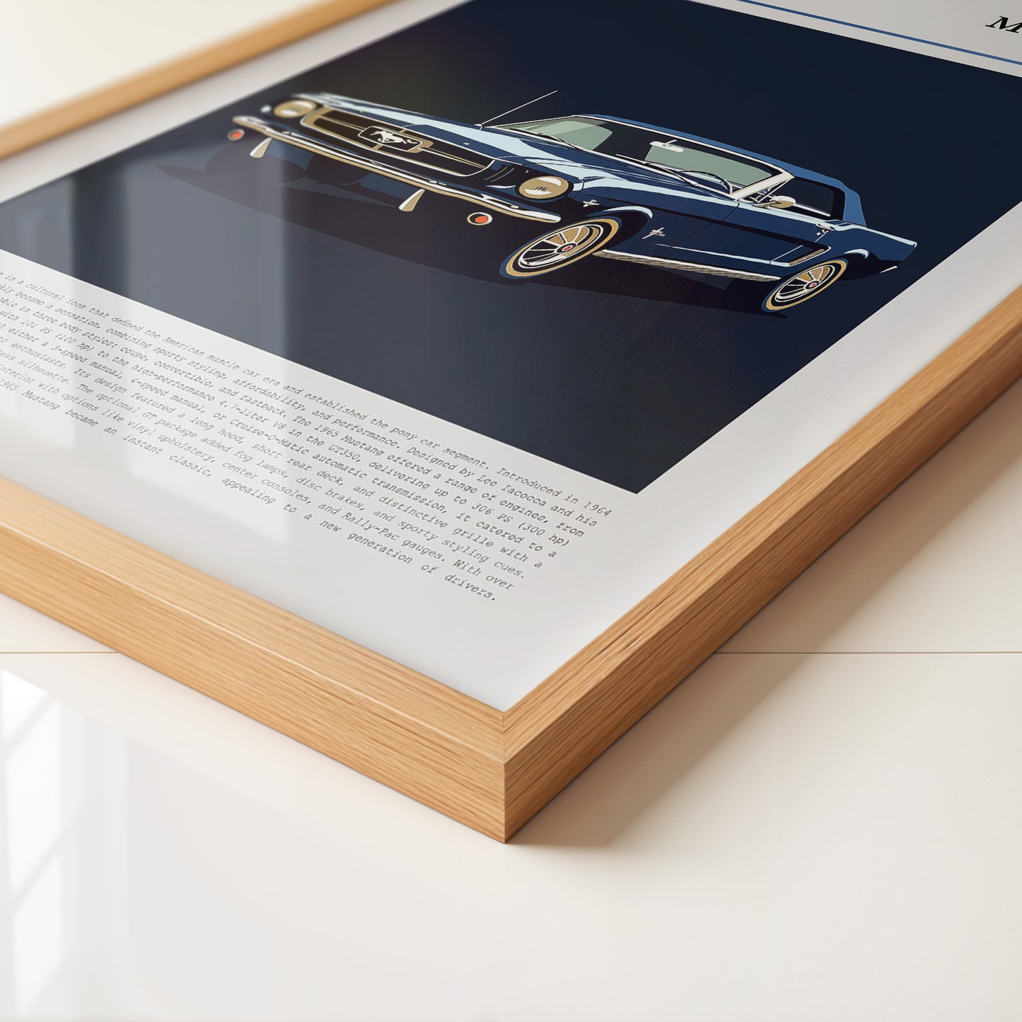 Ford Mustang 1965 Retroblau