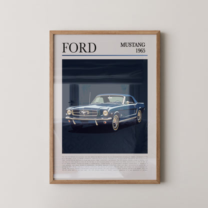 Ford Mustang 1965 Retroblau