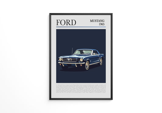 Ford Mustang 1965 Retroblau