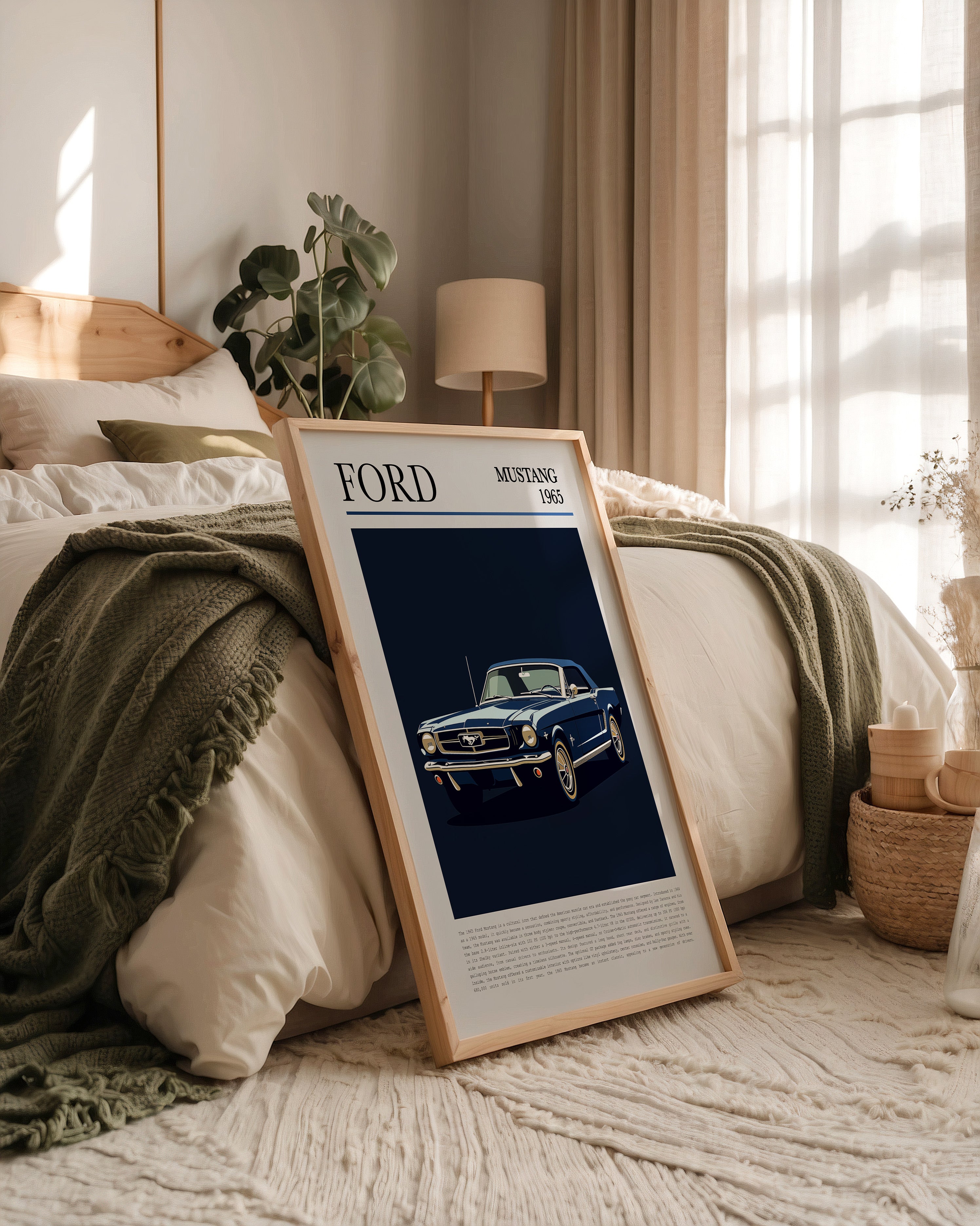 Ford Mustang 1965 Retroblau