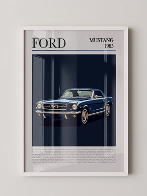 Ford Mustang 1965 Retroblau
