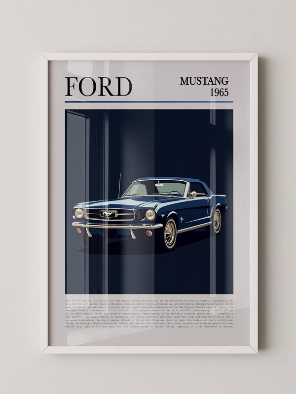 Ford Mustang 1965 Retroblau