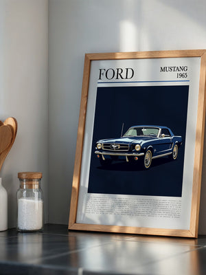 Ford Mustang 1965 Retroblau