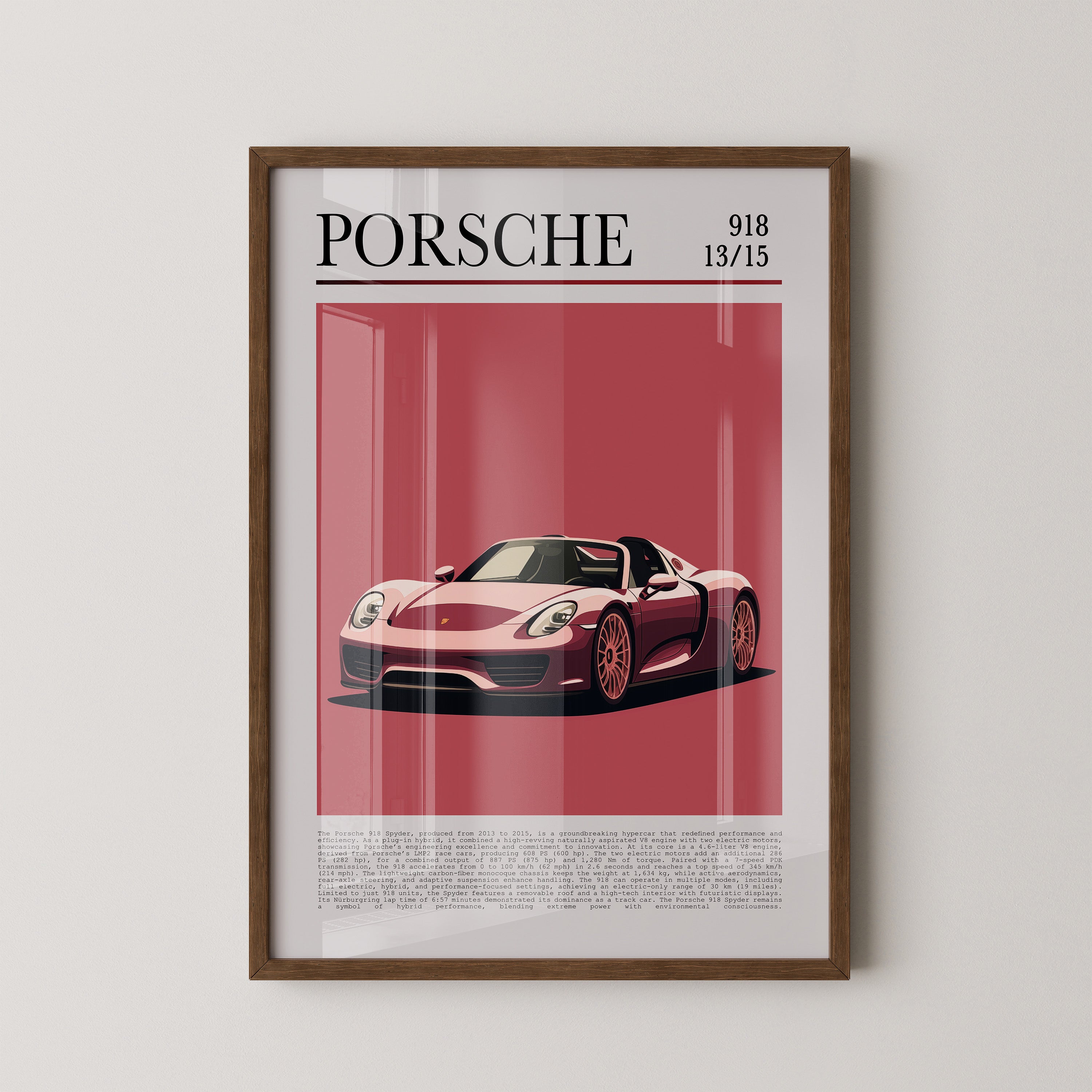 Porsche 918 Spyder Retro Stil