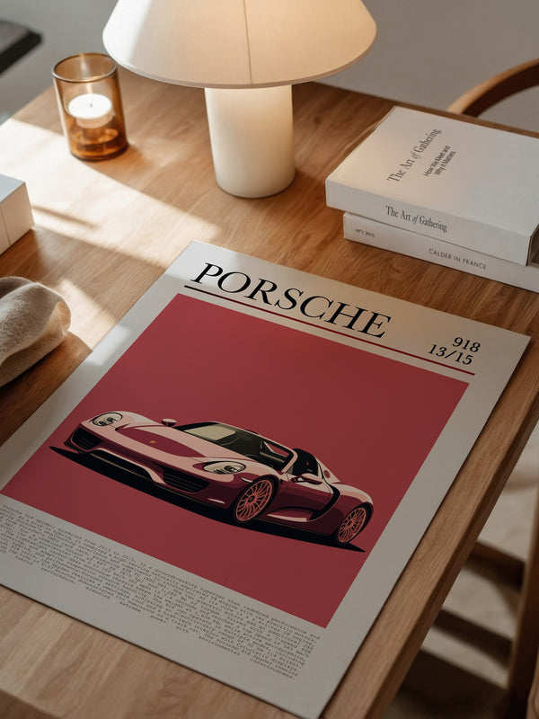Porsche 918 Spyder Retro Stil