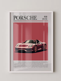 Porsche 918 Spyder Retro Stil