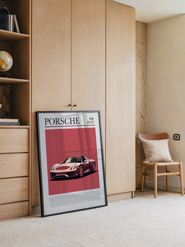 Porsche 918 Spyder Retro Stil