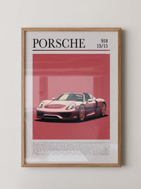 Porsche 918 Spyder Retro Stil