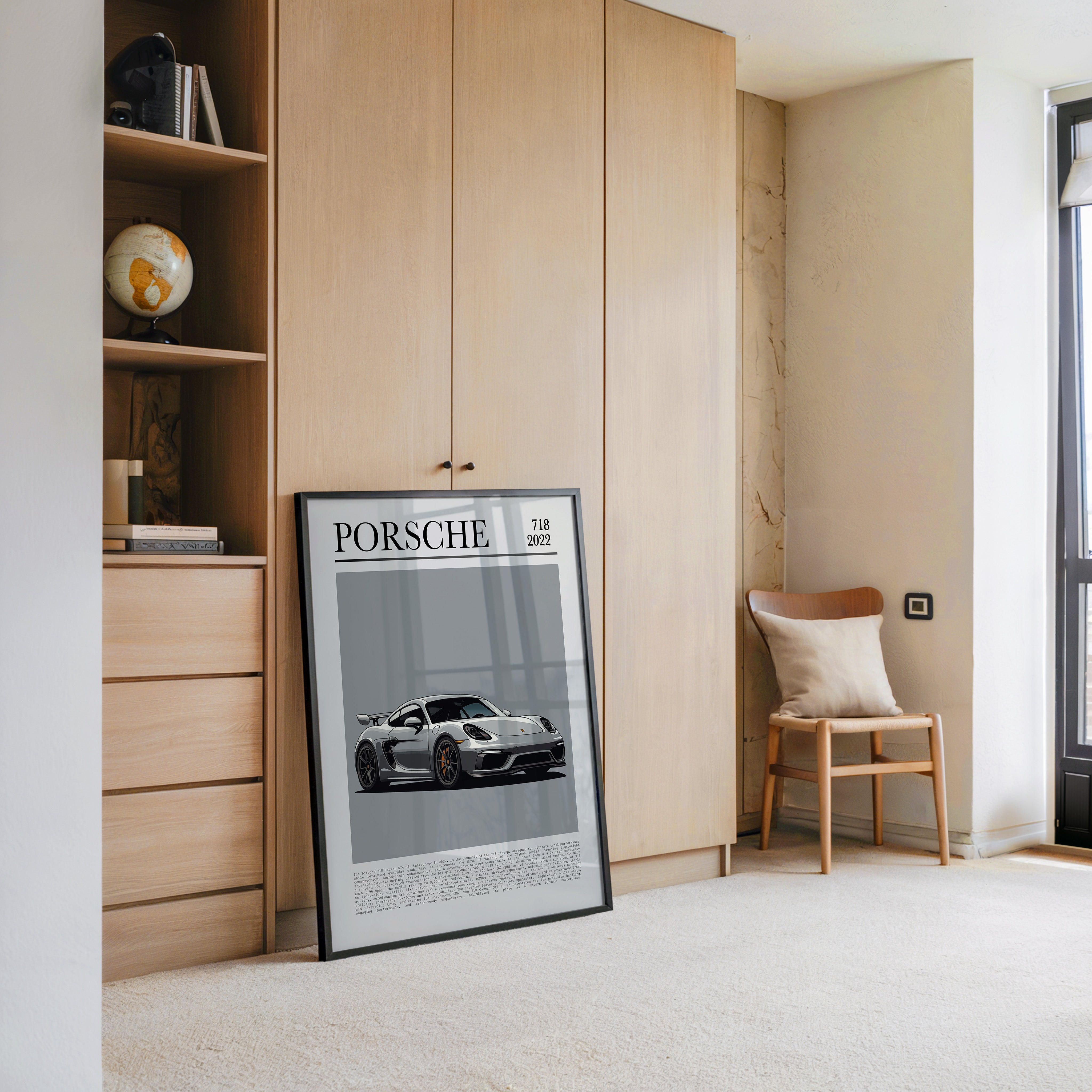 Porsche Cayman 718 Illustration