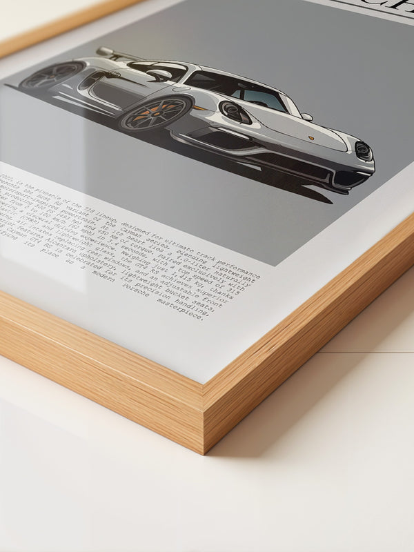 Porsche Cayman 718 Illustration