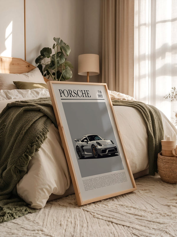 Porsche Cayman 718 Illustration