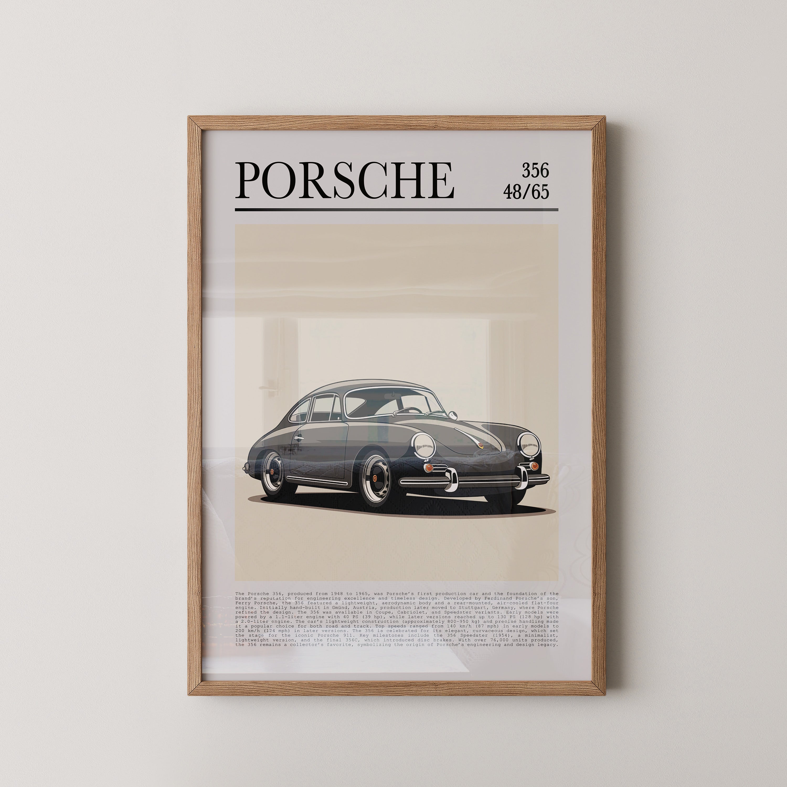 Porsche 356 Retro Stil