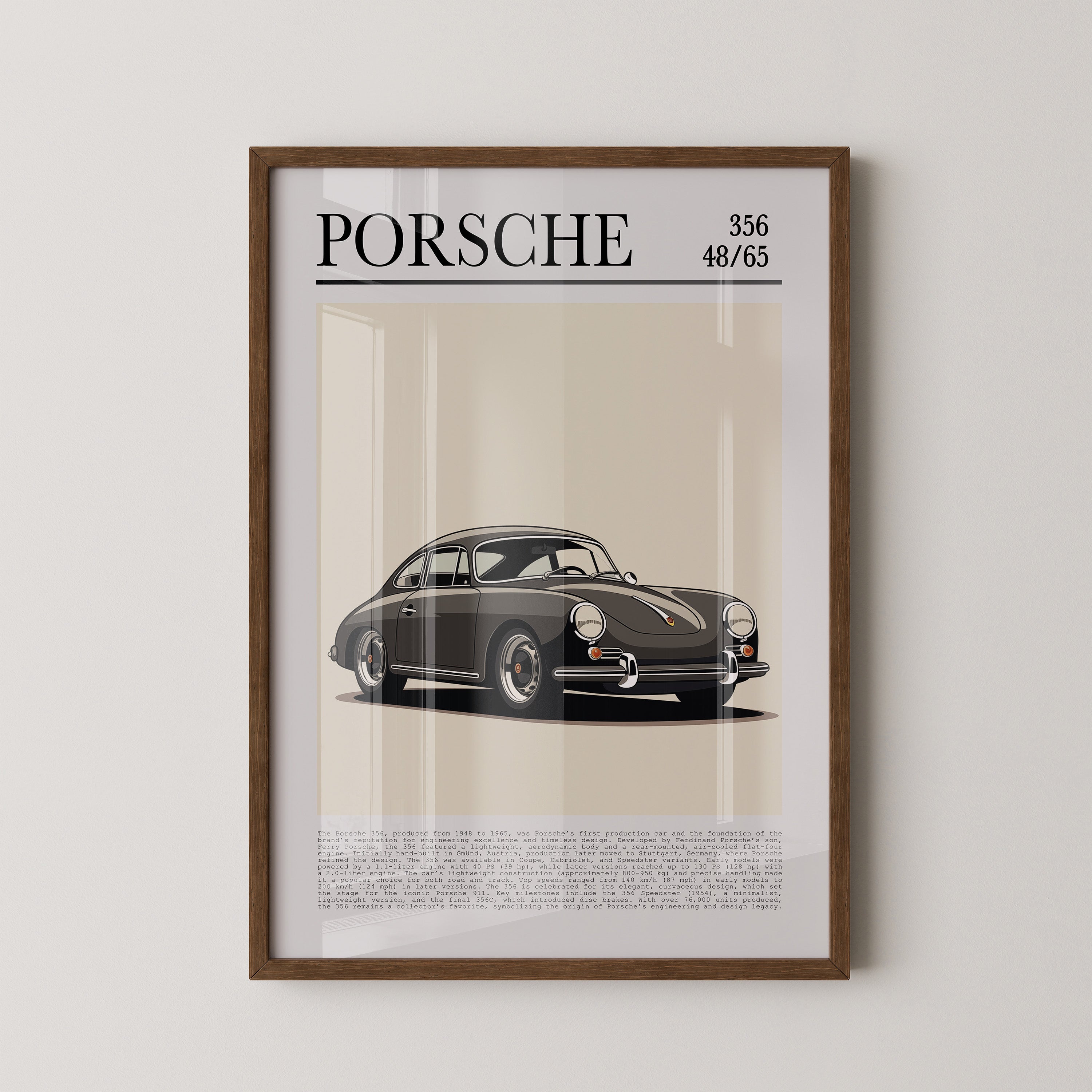 Porsche 356 Retro Stil
