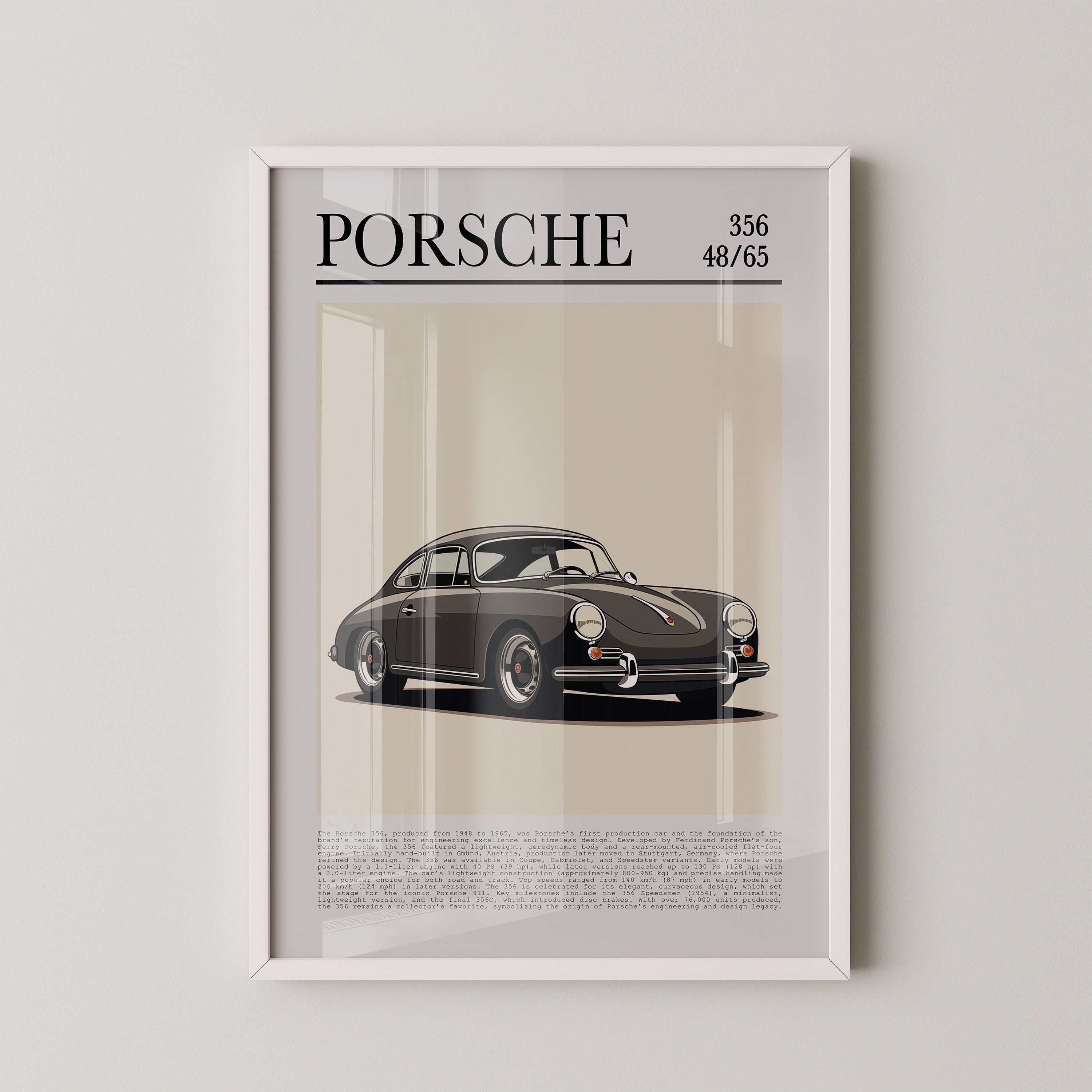 Porsche 356 Retro Stil