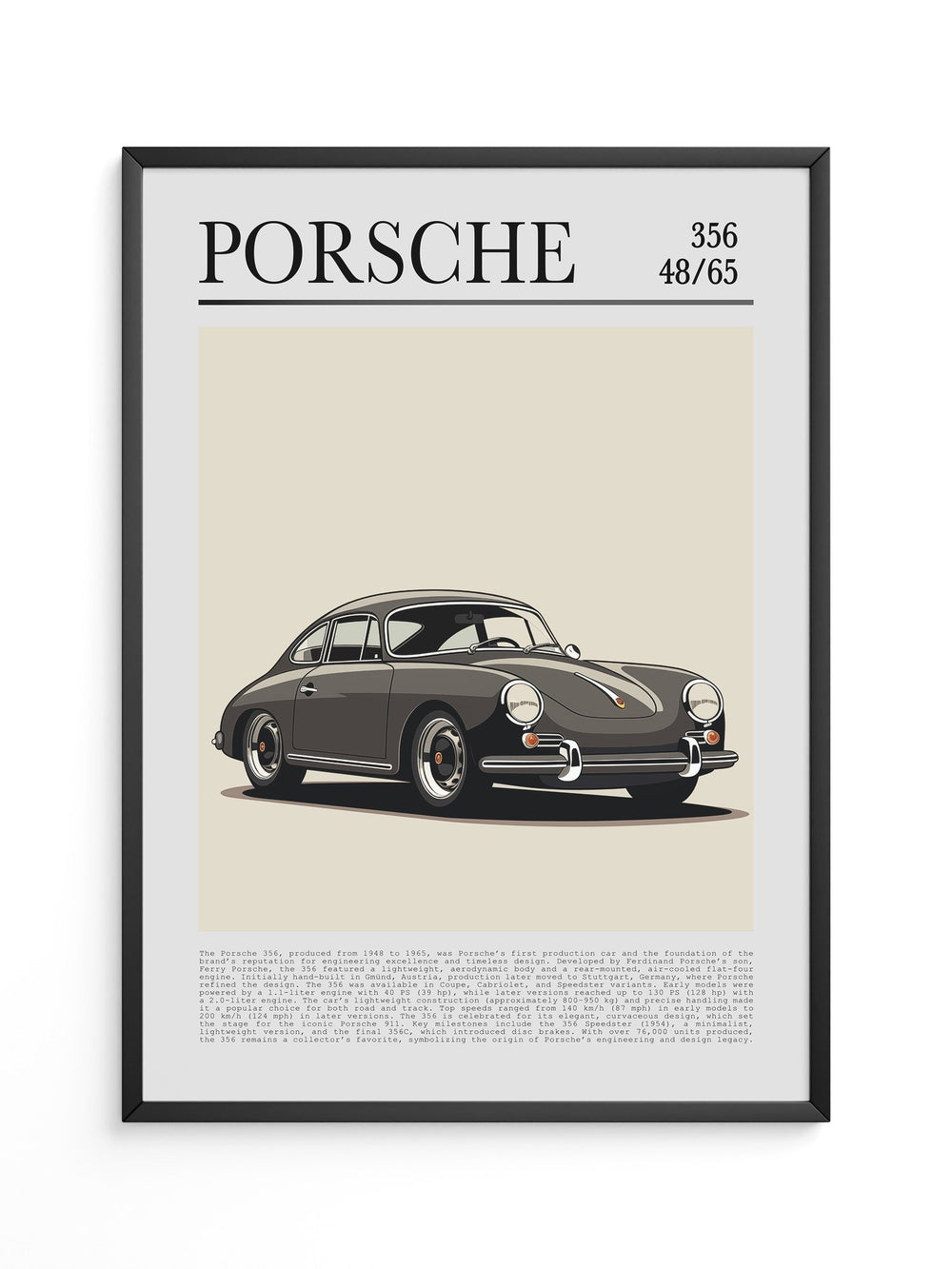 Porsche 356 Retro Stil
