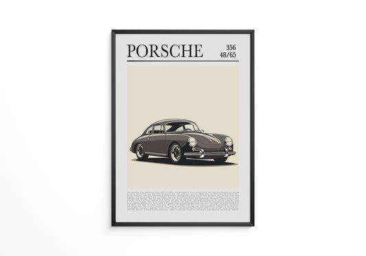 Porsche 356 Retro Stil