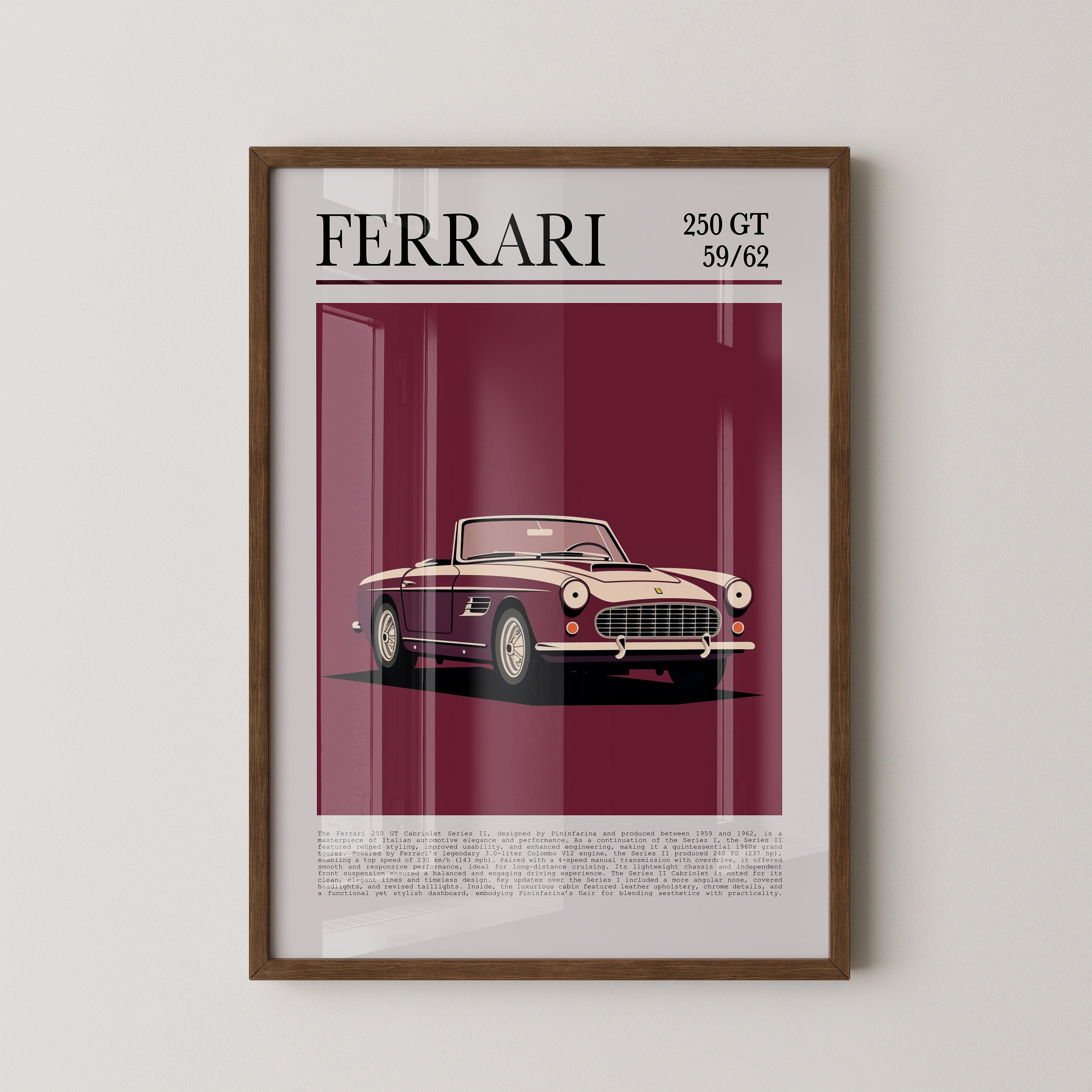 Ferrari Cabriolet Retrostil