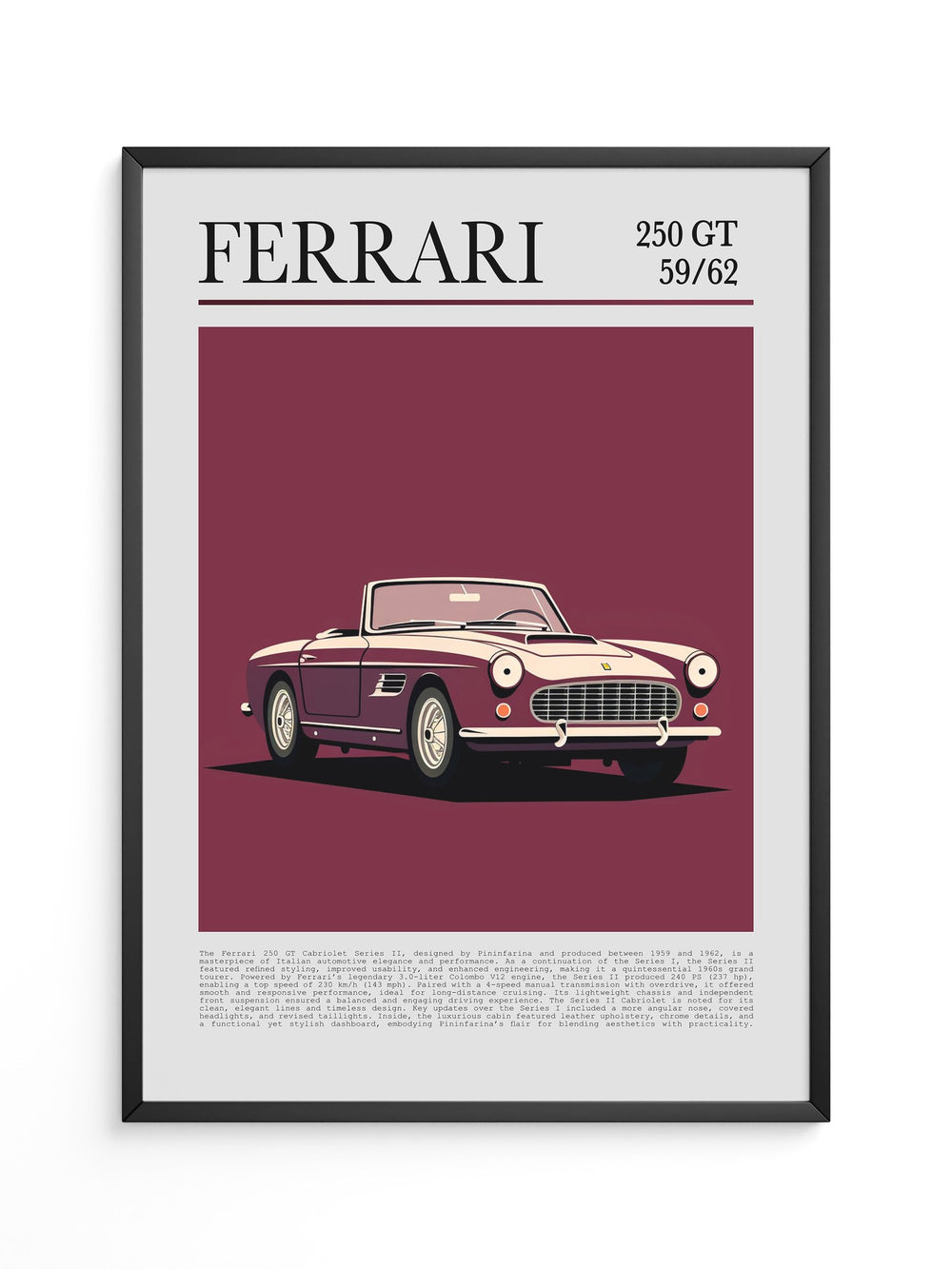 Ferrari Cabriolet Retrostil