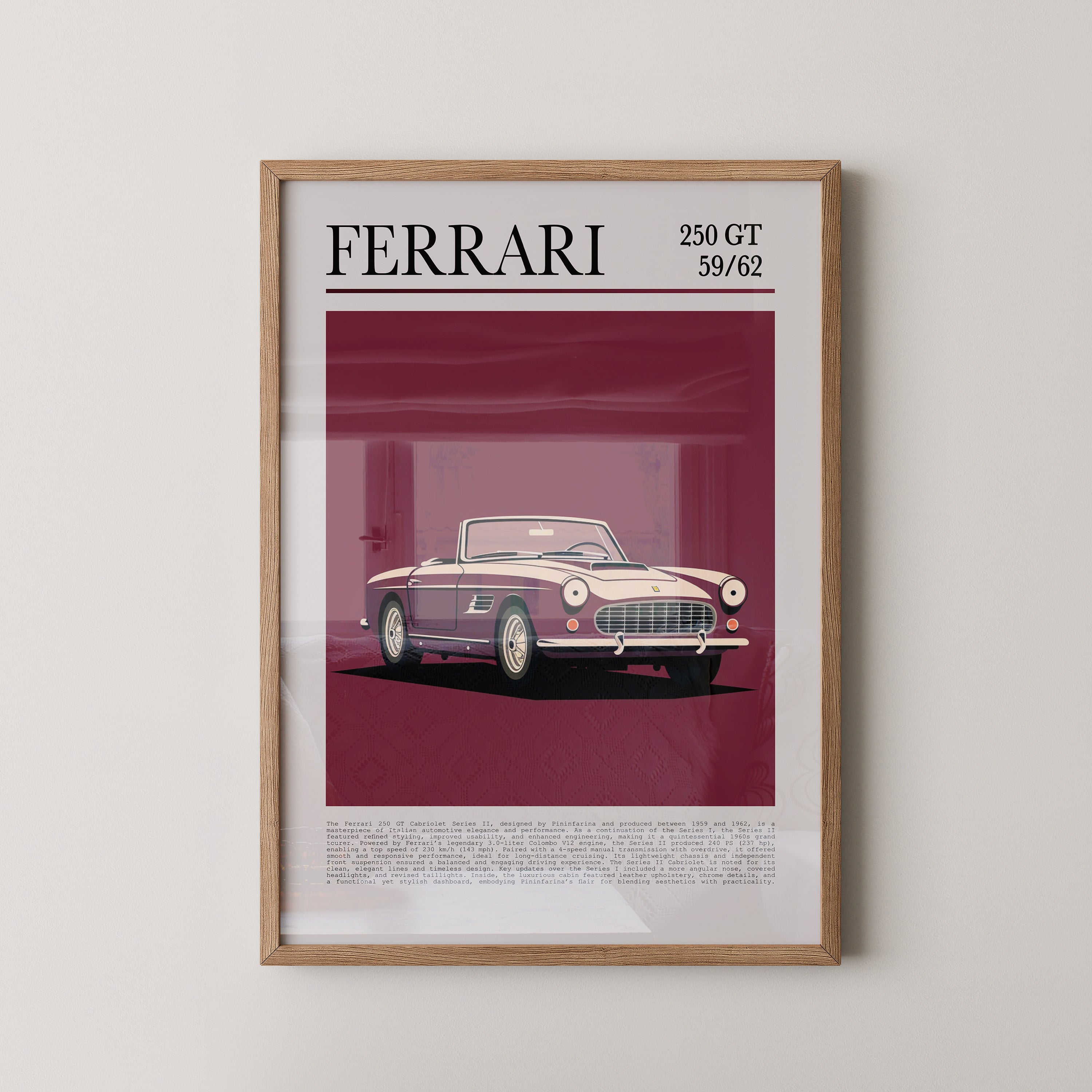 Ferrari Cabriolet Retrostil