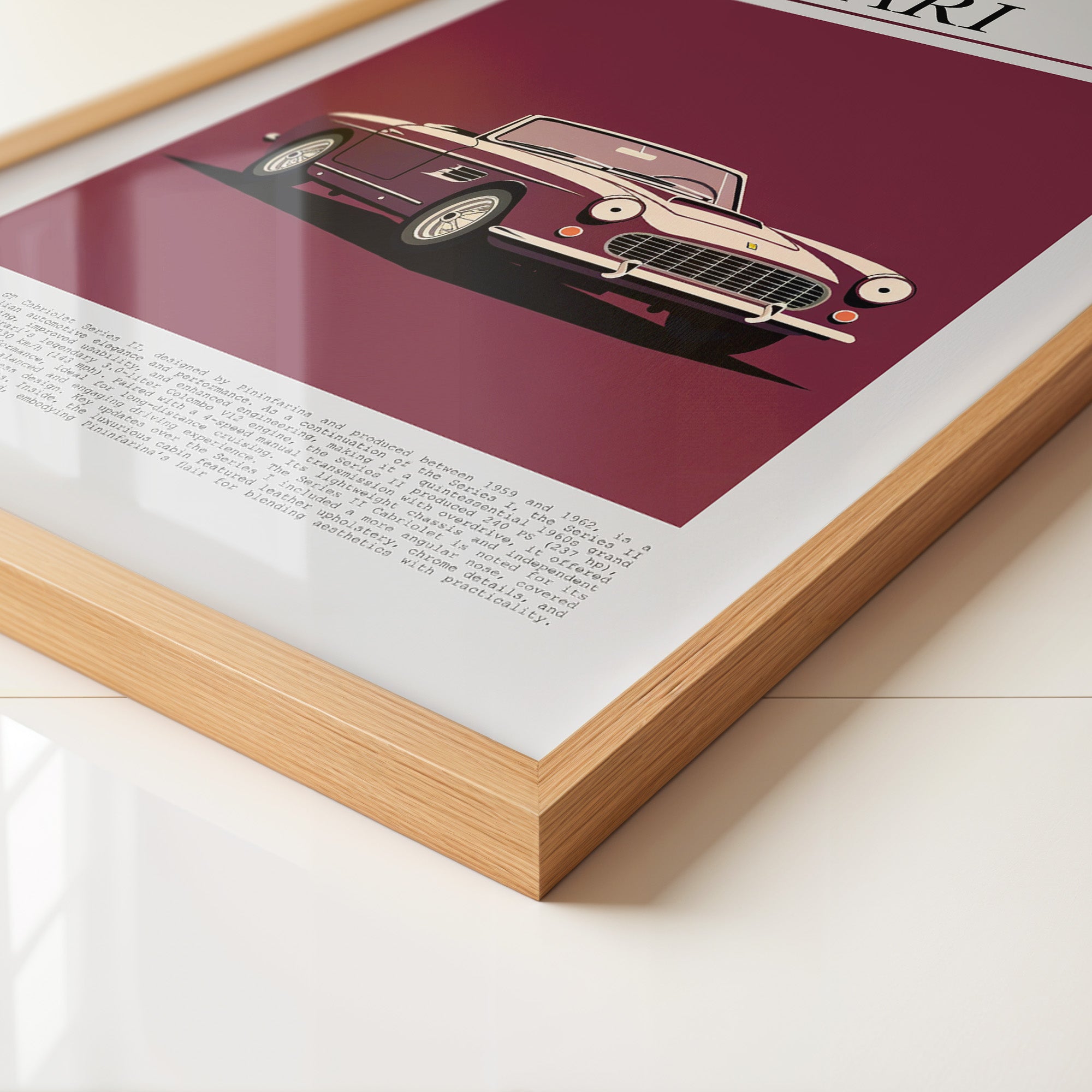 Ferrari Cabriolet Retrostil