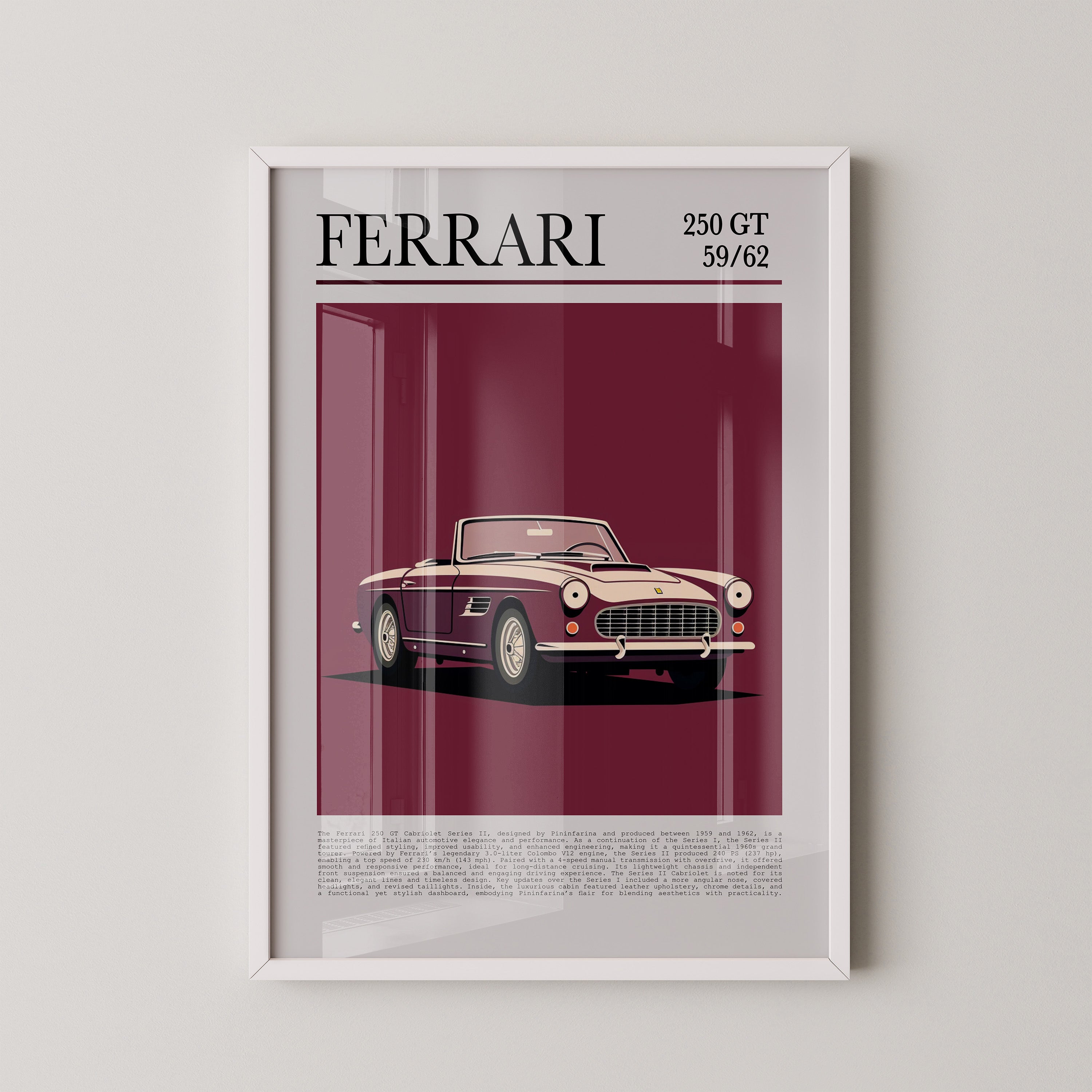 Ferrari Cabriolet Retrostil