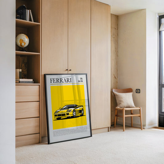 Ferrari Testarossa Gelb Retro