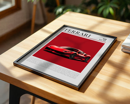 Ferrari 488 Rot Pop-Art