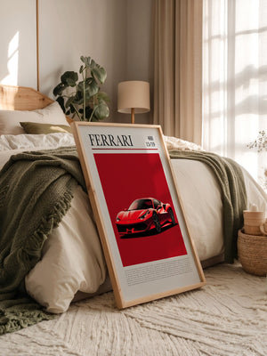 Ferrari 488 Rot Pop-Art