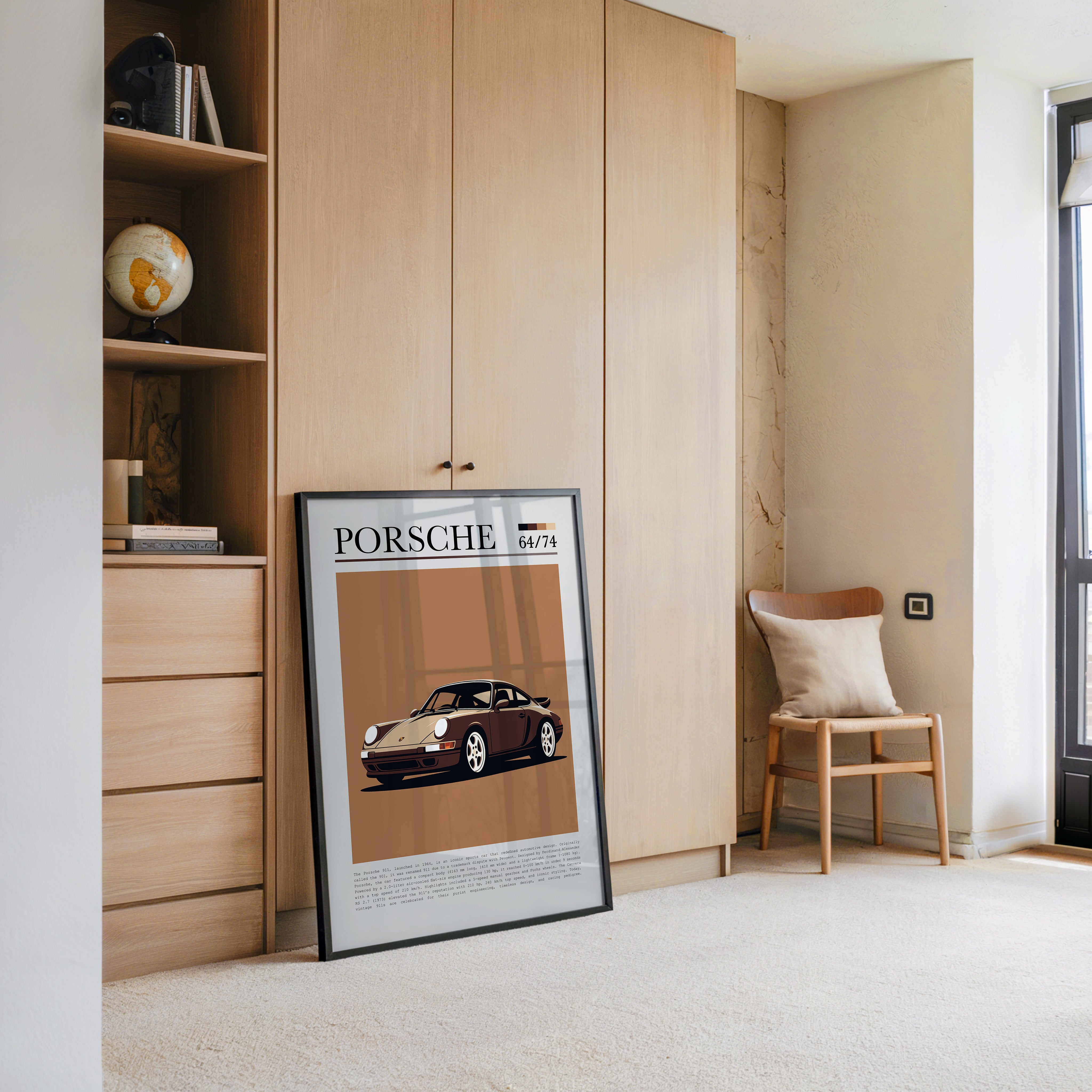 Porsche 911 Braun Retro