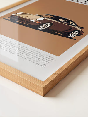 Porsche 911 Braun Retro