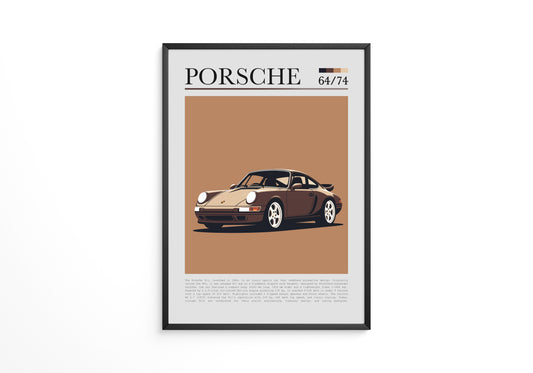 Porsche 911 Braun Retro