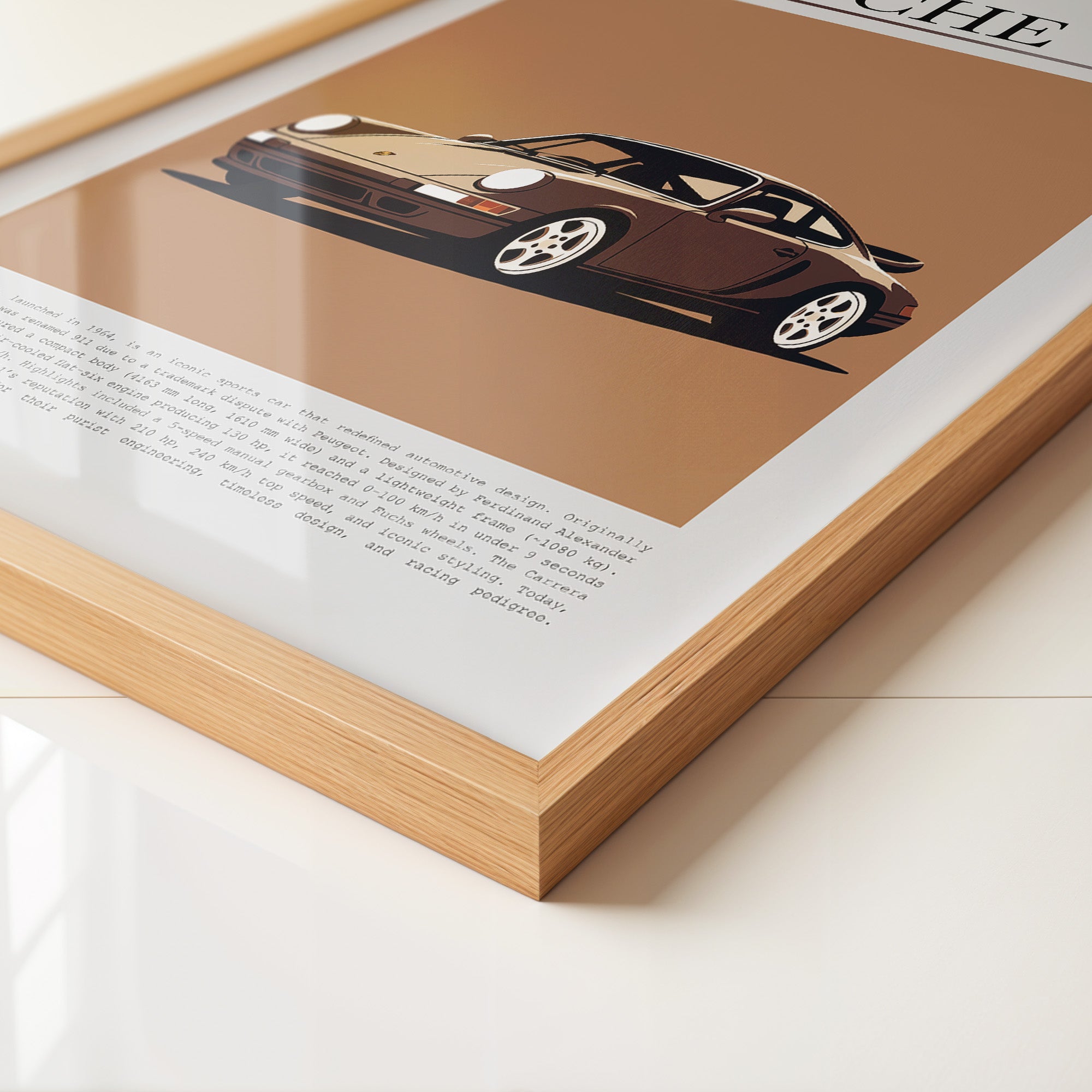 Porsche 911 Braun Retro