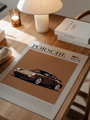 Porsche 911 Braun Retro