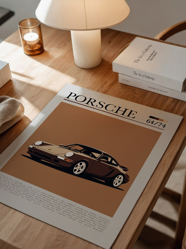 Porsche 911 Braun Retro