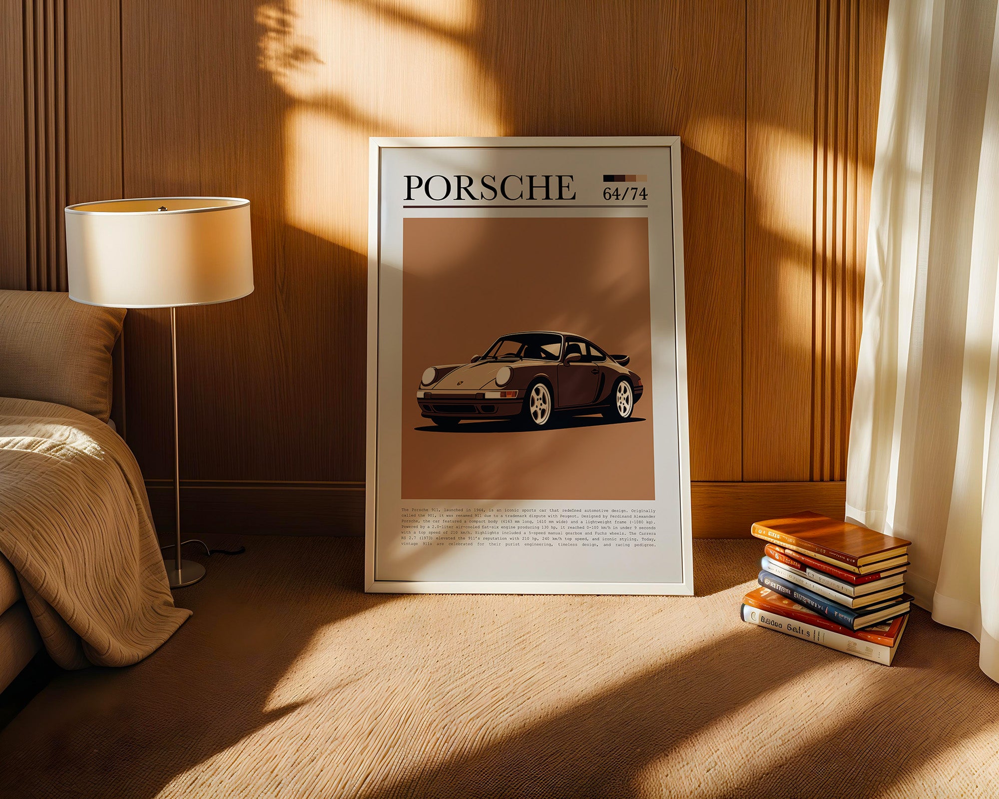 Porsche 911 Braun Retro