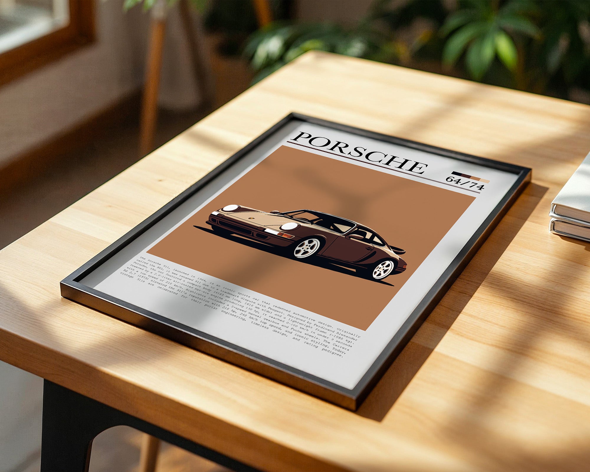 Porsche 911 Braun Retro