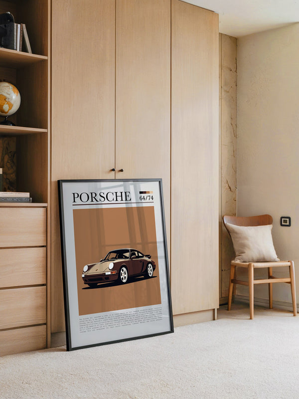 Porsche 911 Braun Retro