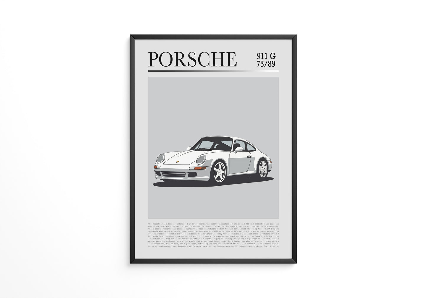 Porsche 911 G klassisch weiß