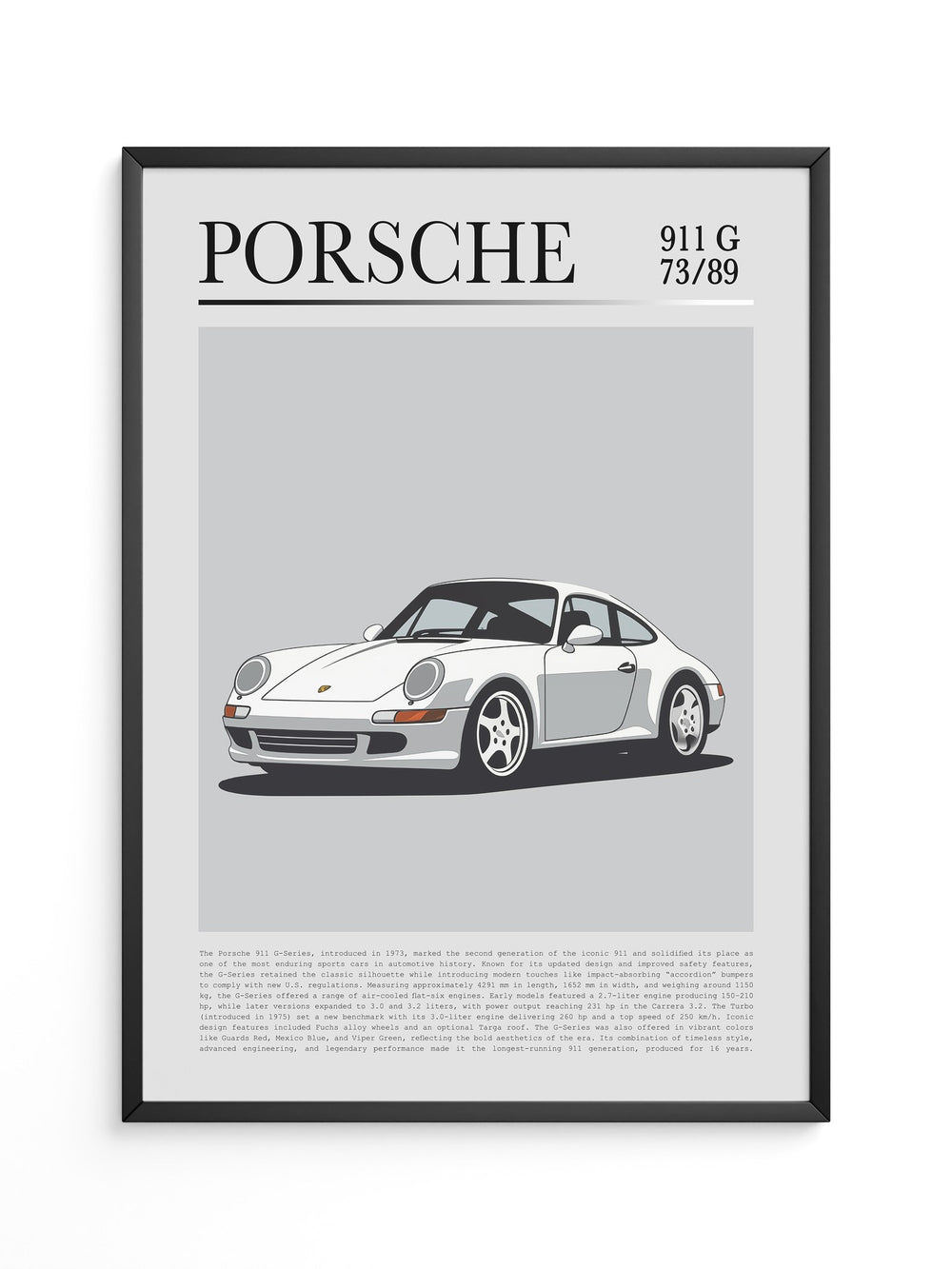 Porsche 911 G klassisch weiß