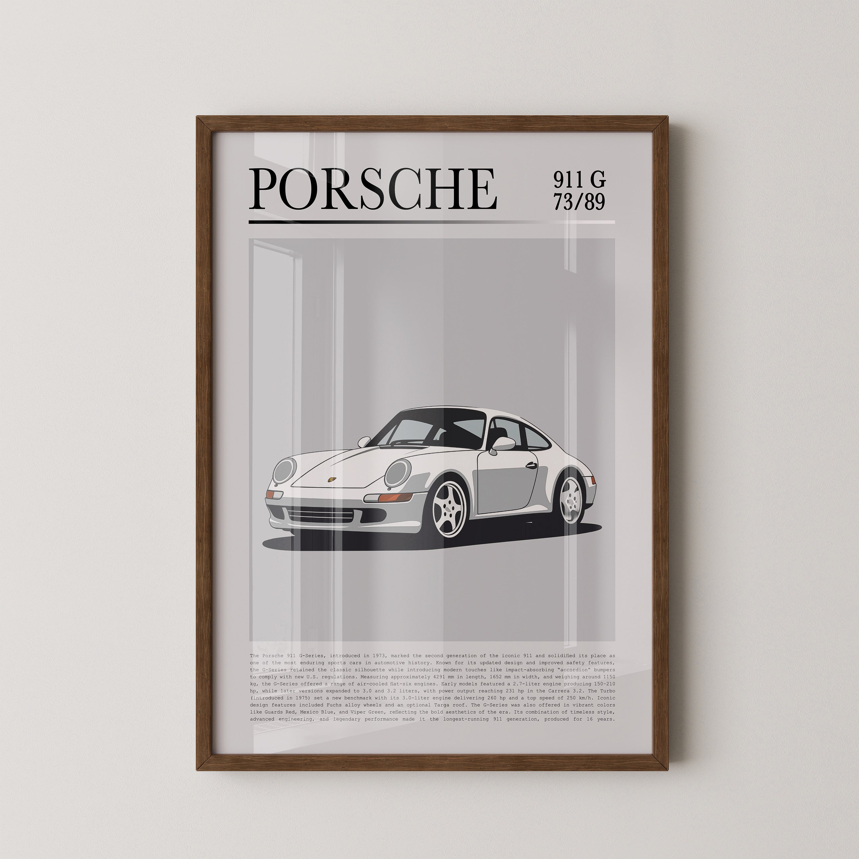 Porsche 911 G klassisch weiß