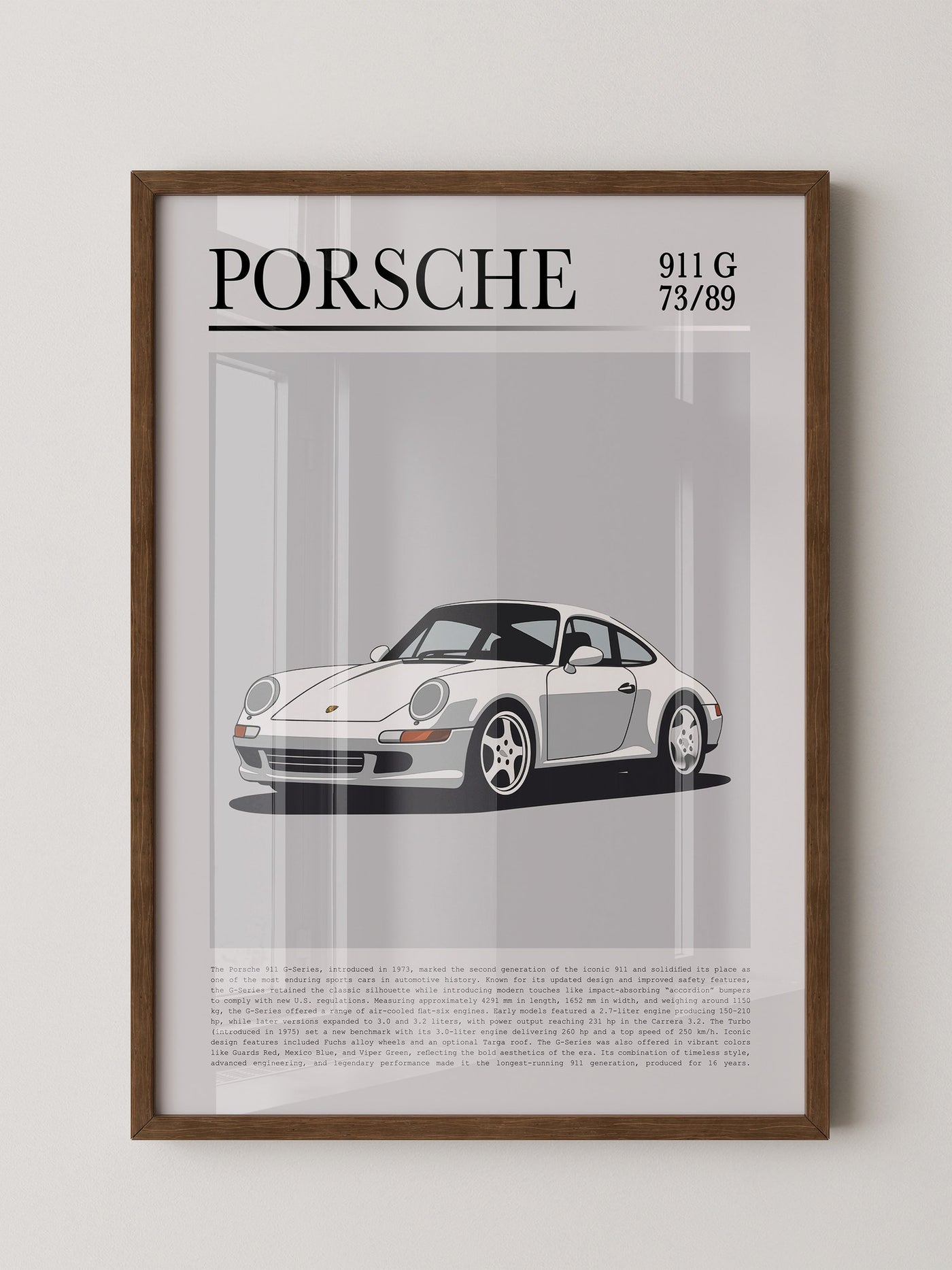 Porsche 911 G klassisch weiß