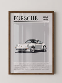 Porsche 911 G klassisch weiß