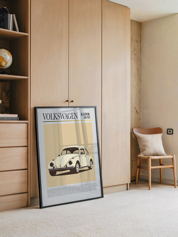 VW Käfer Retrostil Beige