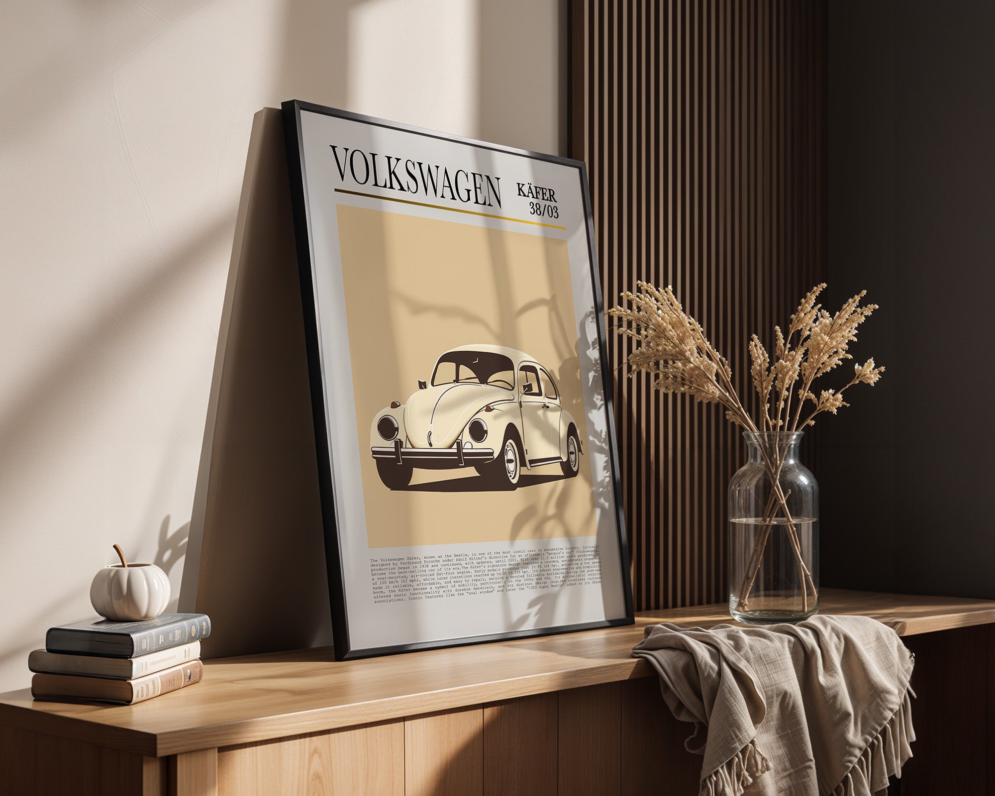 VW Käfer Retrostil Beige