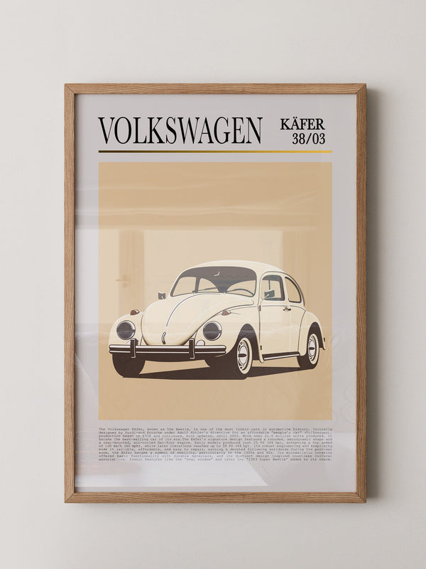 VW Käfer Retrostil Beige