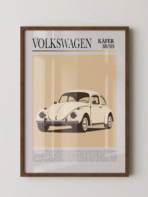 VW Käfer Retrostil Beige