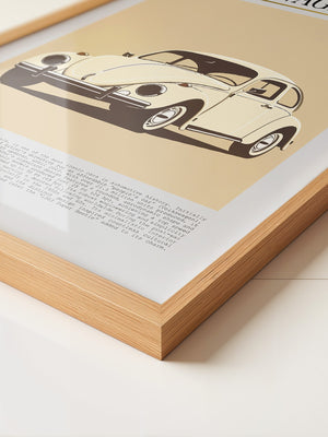 VW Käfer Retrostil Beige