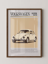 VW Käfer Retrostil Beige